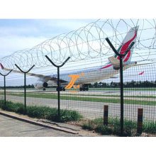 Airport Fence High Protection of Barbed Wire Fence